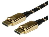 ROLINE GOLD DisplayPort Kabel, DP M/M, Retail Blister, 1 m - thumbnail