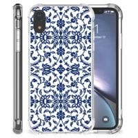 Apple iPhone Xr Case Flower Blue