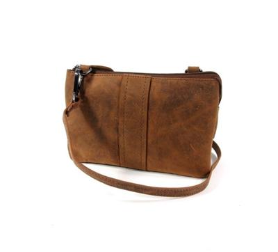 Elegante festival schoudertasje Hunter bruin