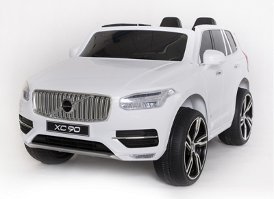 VOLVO XC90, elektrische kinderauto, rubberen banden, leder zitje en meer!