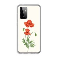 Red poppy: Samsung Galaxy A72 Transparant Hoesje