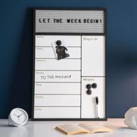 present time Weekplanner Serene - Zwart - thumbnail