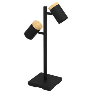 Stars of Light Zwarte bureaulamp Cartagena met 2 lichtbronnen 390069