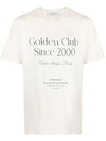 Golden Goose t-shirt en coton à texte imprimé - Tons neutres - thumbnail