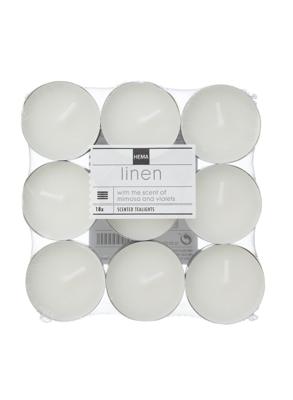 HEMA 18-pak Geur Sfeerlichten Linen