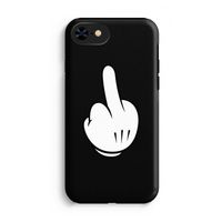 Middle finger black: iPhone 7 Tough Case