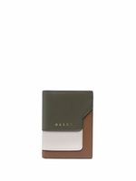 Marni portefeuille colour block pliant - Marron - thumbnail