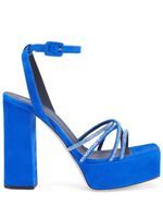 Giuseppe Zanotti sandales Arhama à plateforme - Bleu - thumbnail