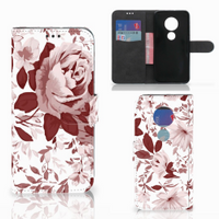 Hoesje Motorola Moto G7 | G7 Plus Watercolor Flowers - thumbnail