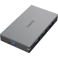 Hama 00200115 interface hub USB 3.2 Gen 1 (3.1 Gen 1) Type-A 5000 Mbit/s Antraciet, Grijs - thumbnail