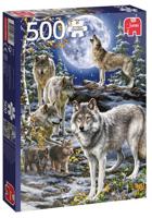 Premium Collection Wolvenroedel in de winter 500 stukjes