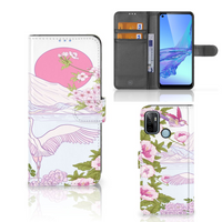 OPPO A53 | OPPO A53s Telefoonhoesje met Pasjes Bird Standing - thumbnail