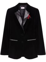 PUCCI blazer Iride en velours - Noir