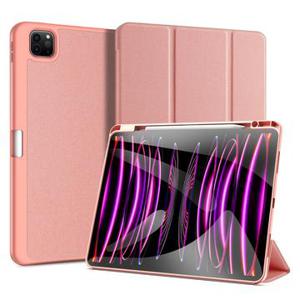 iPad Pro 13 (2024) Dux Ducis Domo Tri-Fold Smart Folio Hoesje - Roze