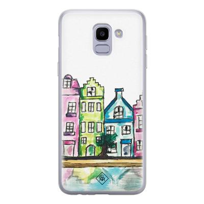 Samsung Galaxy J6 (2018) siliconen telefoonhoesje - Amsterdam Samsung Galaxy J6 (2018) siliconen telefoonhoesje - Amsterdam