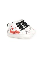 Dolce & Gabbana Kids baskets montantes à patch - Blanc - thumbnail