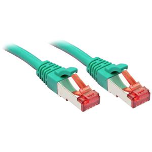 LINDY 47754 RJ45 Netwerkkabel, patchkabel CAT 6 S/FTP 15.00 m Groen 1 stuk(s)