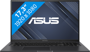 ASUS Vivobook 17X M3704YA-AU183W AMD Ryzen™ 7 7730U Laptop 43,9 cm (17.3") Full HD 16 GB DDR4-SDRAM 1 TB SSD Wi-Fi 6E (802.11ax) Windows 11 Home Zwart