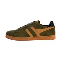 GOLA Equipe II Suede uniseks sneakers voor volwassenen, kaki/tobacco/zwart, maat 45, kaki, tabak, zwart, 45 EU