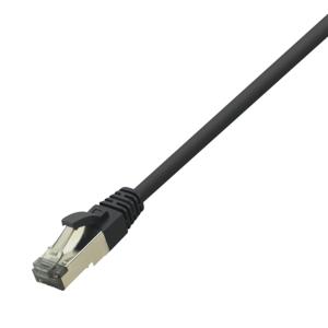 LogiLink CQ8053S RJ45 Netwerkkabel, patchkabel CAT 8.1 S/FTP 2.00 m Zwart Halogeenvrij 1 stuk(s)