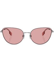 Burberry Eyewear lunettes de soleil Harper à monture papillon - Argent