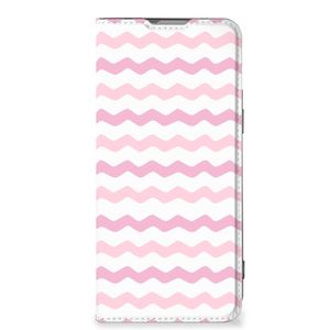 OnePlus Nord 2T Hoesje met Magneet Waves Roze