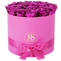 Flowerbox Longlife Ciara metallic roze Flowerbox Longlife Ciara metallic roze