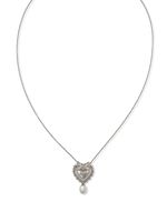 Dolce & Gabbana collier Devotion en or blanc 18ct à pendentif orné de diamants