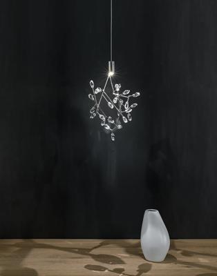 Terzani - Core P22S Hanglamp Zwart / Nikkel