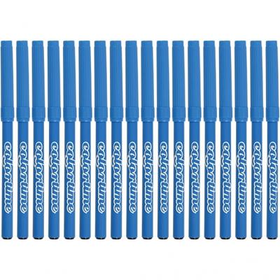 Colortime stiften lijndikte 2 mm lichtblauw 18 stuks