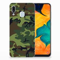 Samsung Galaxy A30 TPU bumper Army Dark