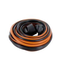 Verlengsnoer Zwart/Oranje van 20 m