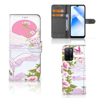 OPPO A16/A16s/A54s Telefoonhoesje met Pasjes Bird Standing - thumbnail