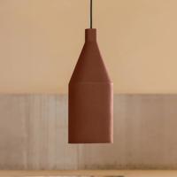 Kave Home Hanglamp Peralta Terracotta look - Bruin