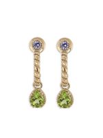 Dolce & Gabbana boucles d'oreilles pendantes en or 18ct serties de pierres semi-précieuses