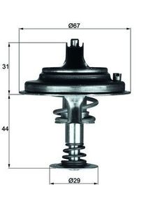 Thermostaat, koelvloeistof TX2680D