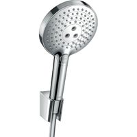 Hansgrohe Raindance Select S PortersS badset met S 120 3jet handdouche met wandhouder met Isiflex`B doucheslang 160cm chroom 26721000