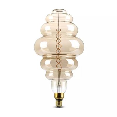 LED Filament lamp XXL Paris Dubbele gloeidraad 8 Watt E27 2000K dimbaar LED Filament lamp XXL Paris Dubbele gloeidraad 8 Watt E27 2000K dimbaar