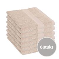 Clarysse Voordeelpakket Talis Handdoek 50x100 cm 500gram Zand 6 stuks
