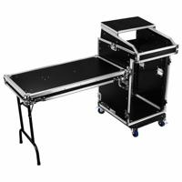 Odyssey FZGS1416WDLX audioapparatuurtas DJ-mixer Hard case Zwart, Roestvrijstaal