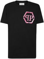 Philipp Plein Hexagon logo-print cotton T-shirt - Noir