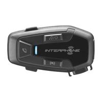 INTERPHONE UCOM7R - Enkel - Afneembare Bluetooth 5.2 Motorfiets Intercom en Geïntegreerde Batterij 15 uur Autonomie, 4 Moto 1 Km, TFT en GPS Compatibel, Waterdicht, 32mm Luidspreker, voor alle Helmen