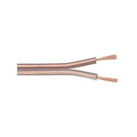 Goobay 67720 luidsprekerkabel 2 x 1,5 mm² CCA strengen/luidsprekerkabel, audiokabel per meter/luidsprekerkabel kabel kabel kabel audiokabel subwoofer/transparant / 10 meter