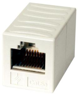 Telegärtner RJ45 Netwerk Adapter CAT 6 [1x RJ45-bus - 1x RJ45-bus] Alpine-wit