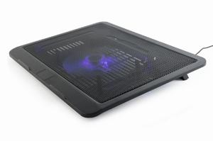 Gembird NBS-1F15-04 Cooling-pad voor laptop In hoogte verstelbaar