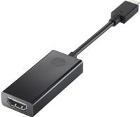 N9K77AA - Externe video-adapter - USB-C - HDMI - zwart - voor Elite Slice, Slice for Meeting Rooms; EliteBook x360; Pro x2; ZBook Studio G4