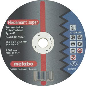 Metabo Accessoires Doorslijpschijf Ø 400x3,0x25,4 staal Flexiamant super - 10 stuks - 616215000