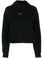 Ea7 Emporio Armani hoodie à logo imprimé - Noir