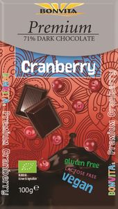 BonVita Premium Dark Chocolate Cranberry