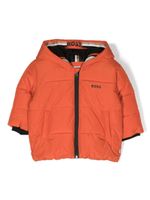 BOSS Kidswear veste à logo imprimé - Orange